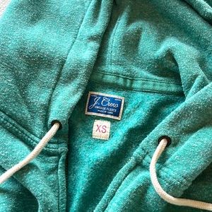 Super soft J Crew zip hoodie with pockets